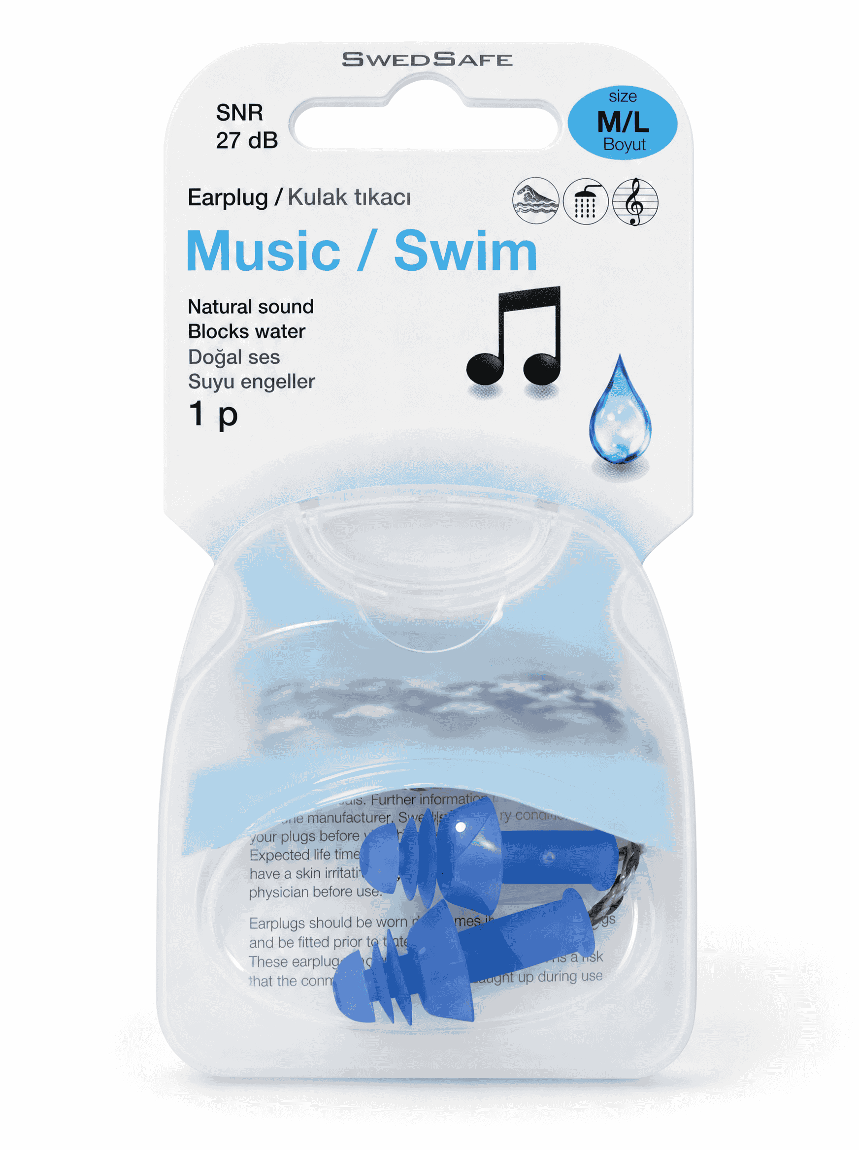 Music and Swim Earplugs